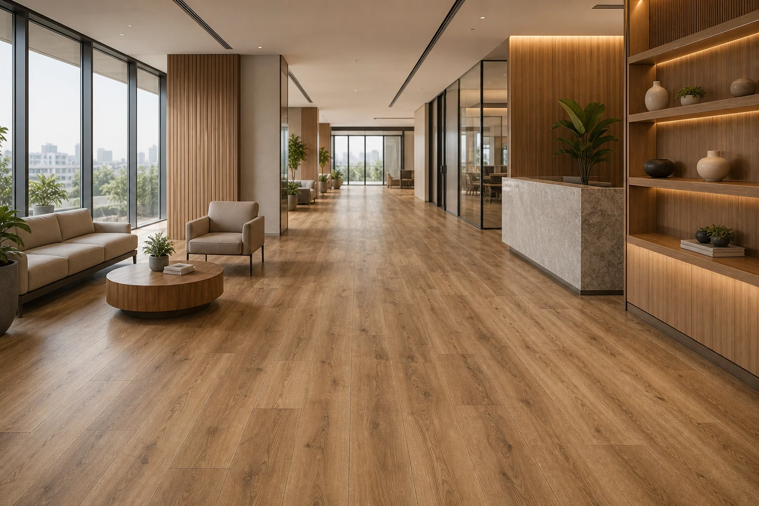 PVC & Wooden Flooring background