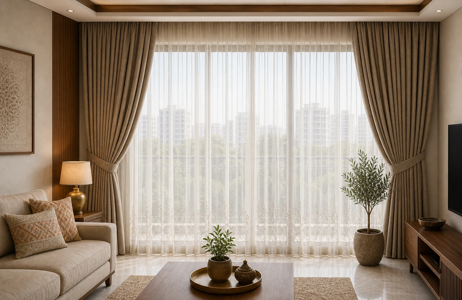Window Curtain in Ahmedabad, Gujarat image